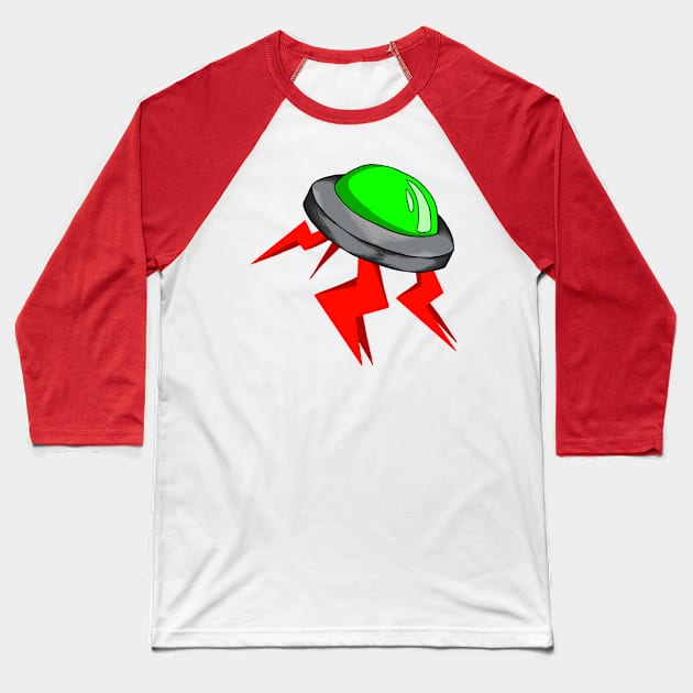 Ufo allien Baseball T-Shirt by Astrajingga